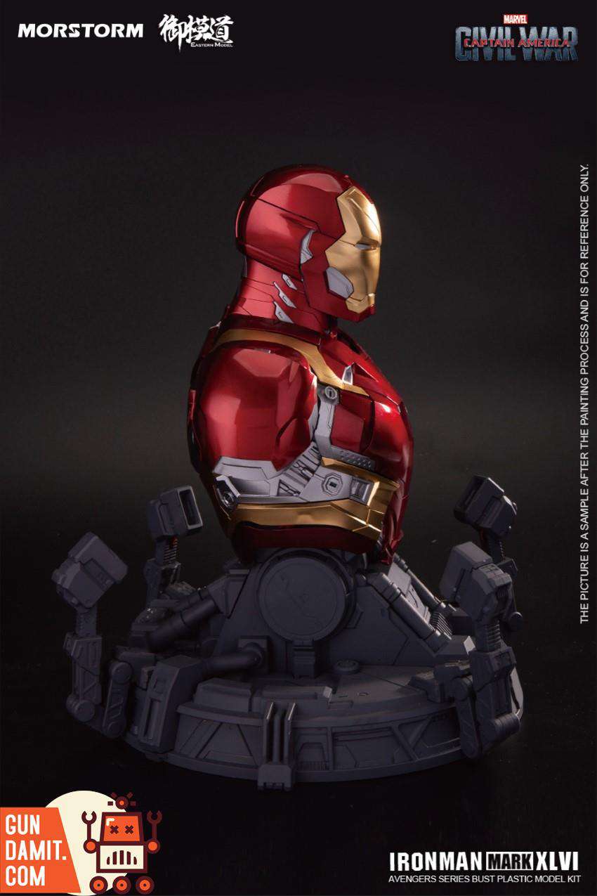 Eastern Model Morstorm Iron Man MK46 bust with Civil War branding Eastern Model Morstorm Iron Man MK46 bust with Civil War branding