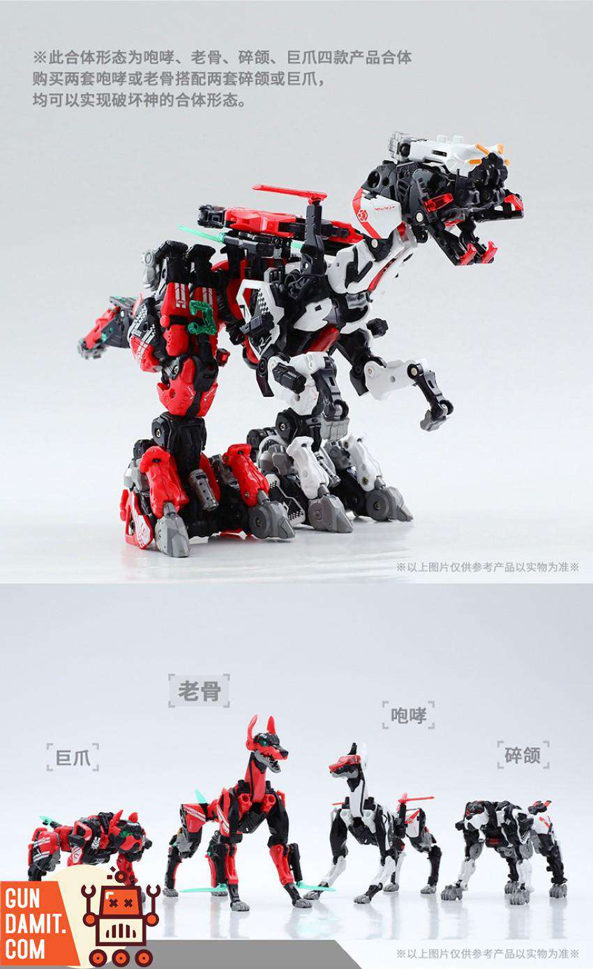 BeastBox Boney figure articulated beast mode close-up BeastBox Boney figure articulated beast mode close-up
