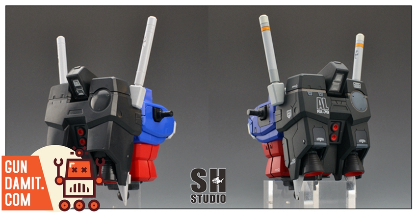 Assembled GP01 with resin upgrade dynamic pose Assembled GP01 with resin upgrade dynamic pose
