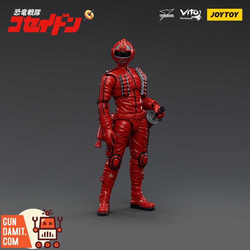 JoyToy 1/18 Koseidon figure in red metallic suit with weapon JoyToy 1/18 Koseidon figure in red metallic suit with weapon
