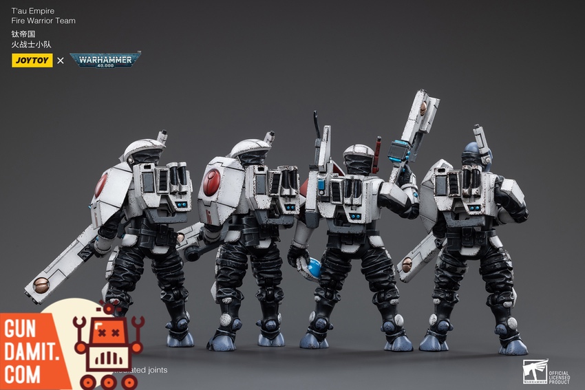 JoyToy WH40K Tau Fire Warriors with pulse rifles JoyToy WH40K Tau Fire Warriors with pulse rifles