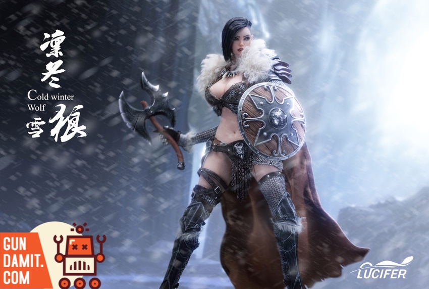 Wolf warrior and companion dramatic scene pose Wolf warrior and companion dramatic scene pose
