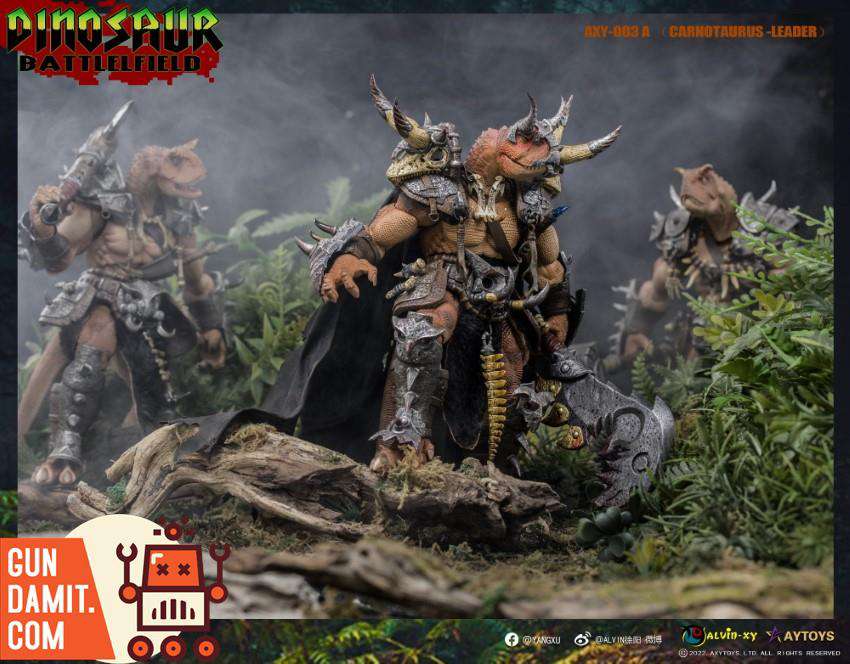 AXYTOYS Carnotaurus Leader figure scale reference AXYTOYS Carnotaurus Leader figure scale reference