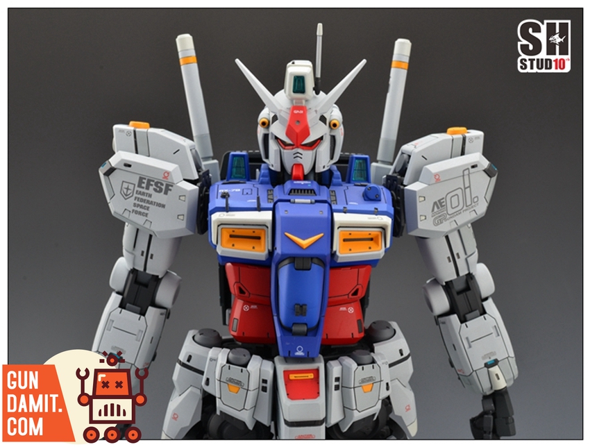 PG GP01 Zephyranthes with SH Studio upgrade kit assembled front view PG GP01 Zephyranthes with SH Studio upgrade kit assembled front view