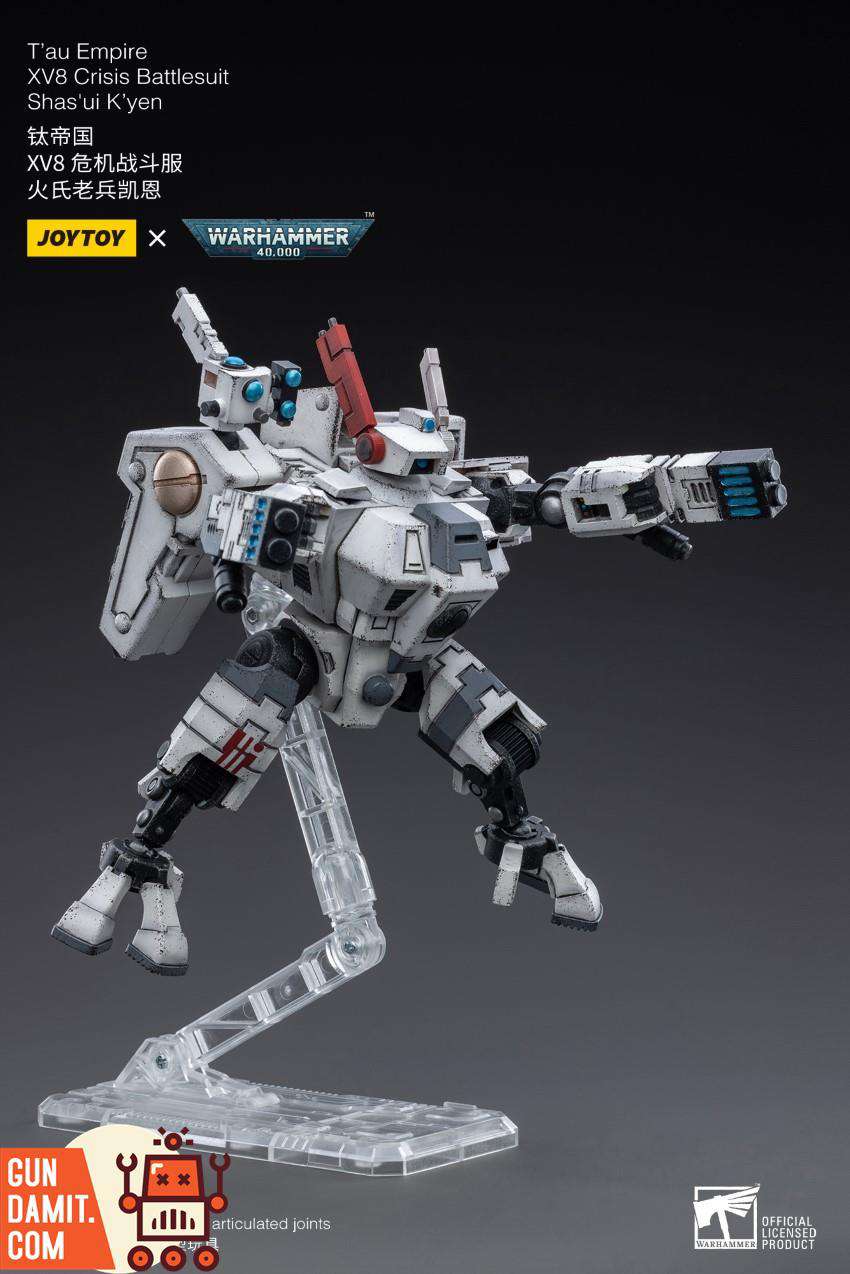 JoyToy 1/18 Tau XV8 Crisis Battlesuit K'yen with missile pods JoyToy 1/18 Tau XV8 Crisis Battlesuit K'yen with missile pods
