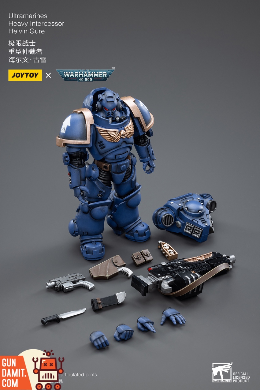 WH40K Heavy Intercessor Gure articulated combat pose WH40K Heavy Intercessor Gure articulated combat pose