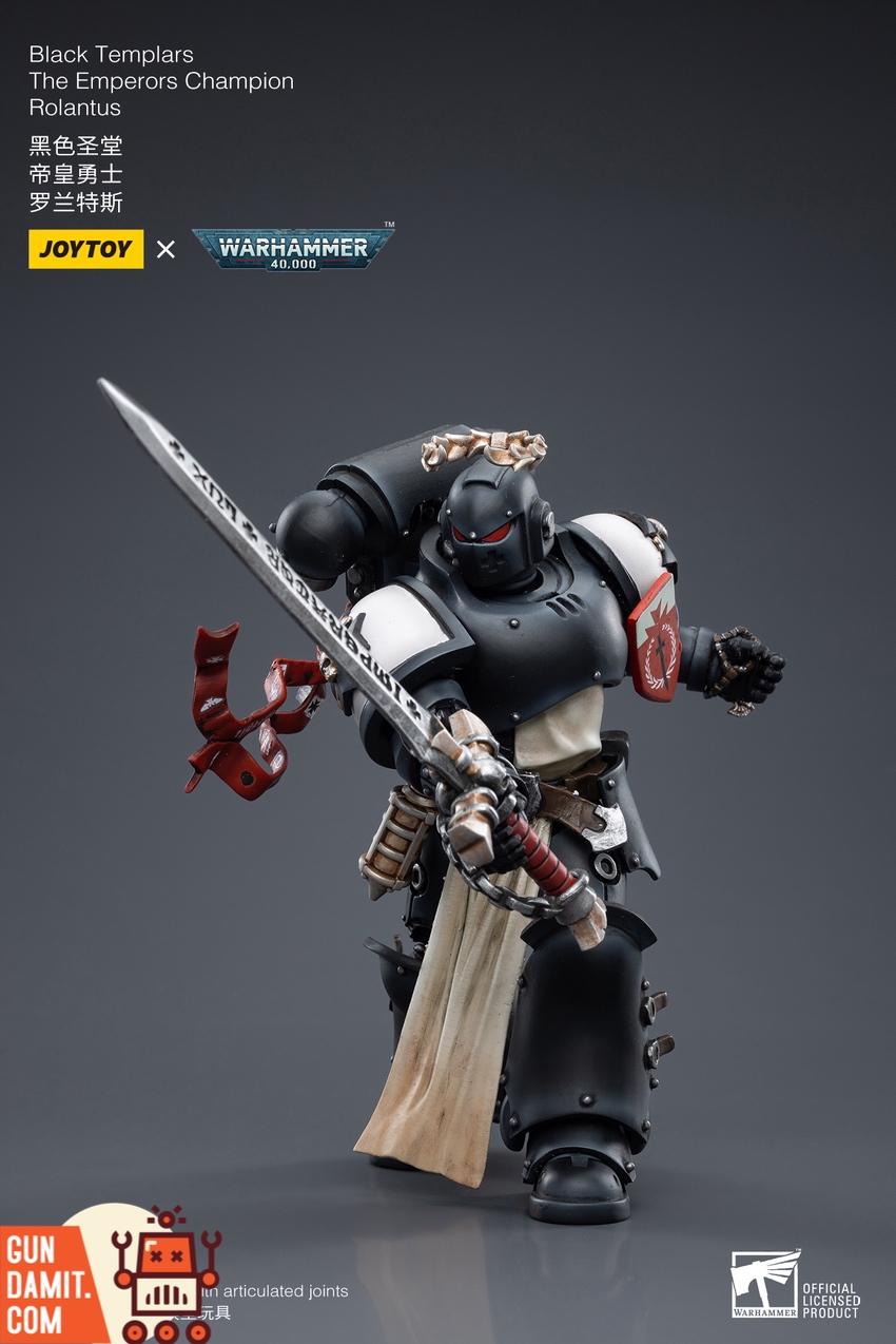 Black Templars Emperor's Champion battle stance Black Templars Emperor's Champion battle stance