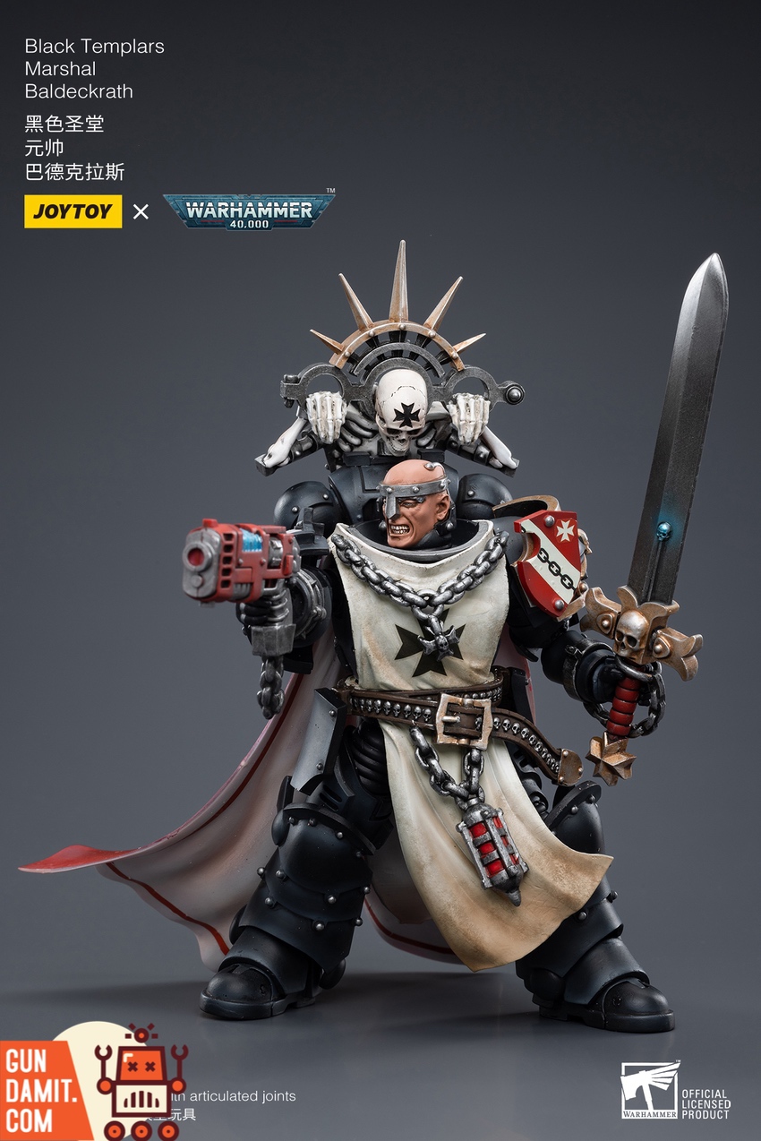 Marshal Baldeckrath ornate armor and cape detail Marshal Baldeckrath ornate armor and cape detail