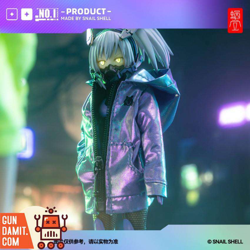 Snail Shell 1/12 mecha girl coat sleeve and pocket detail Snail Shell 1/12 mecha girl coat sleeve and pocket detail