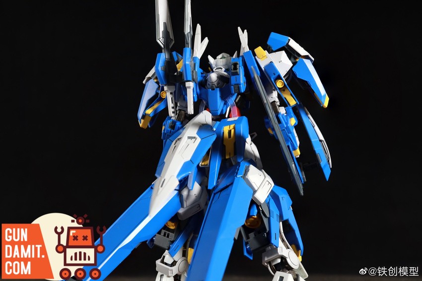 Gundam Exia alloy frame rear view showing GN Drive and backpack Gundam Exia alloy frame rear view showing GN Drive and backpack