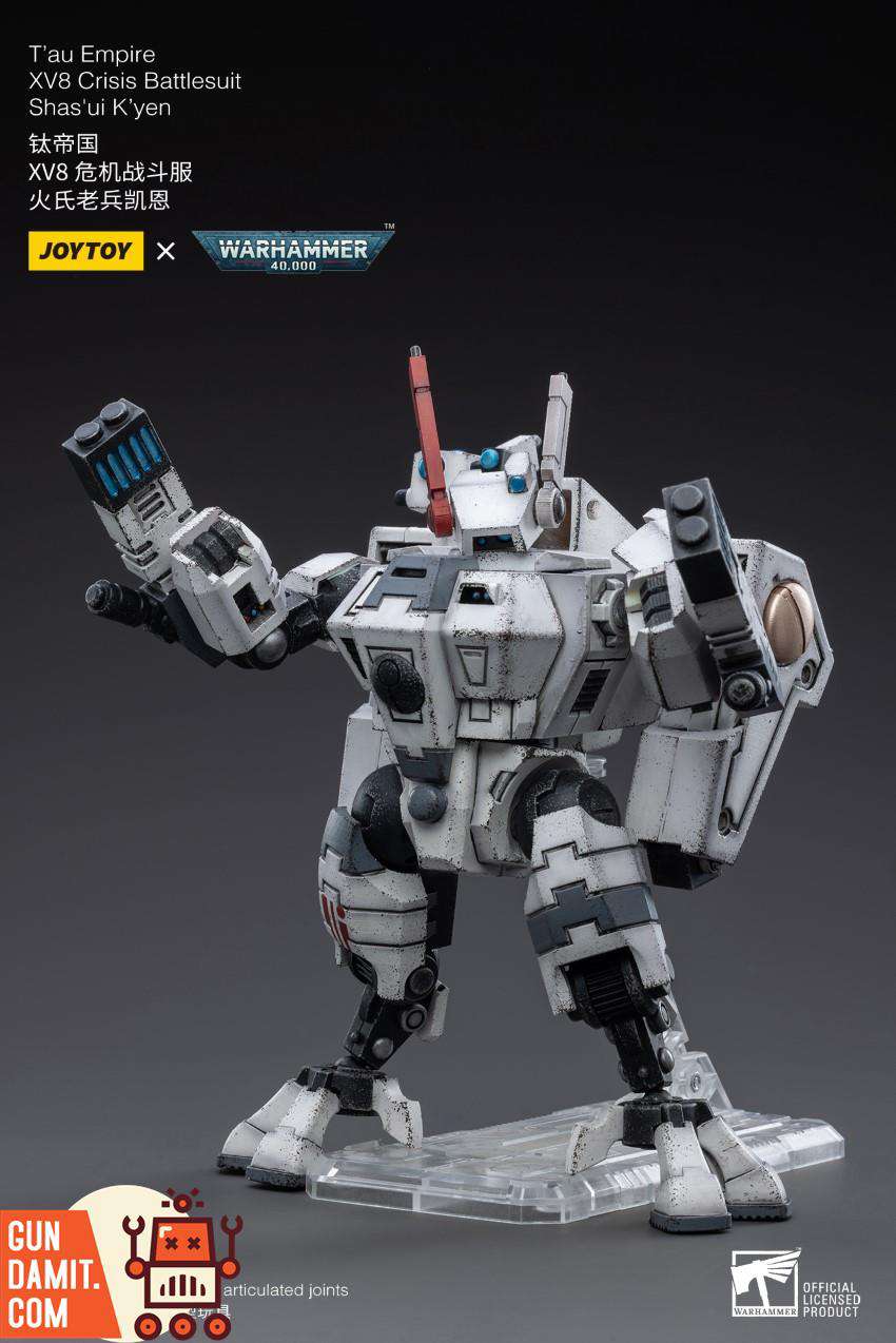 Shas'ui K'yen XV8 battlesuit multi-tracker detail Shas'ui K'yen XV8 battlesuit multi-tracker detail