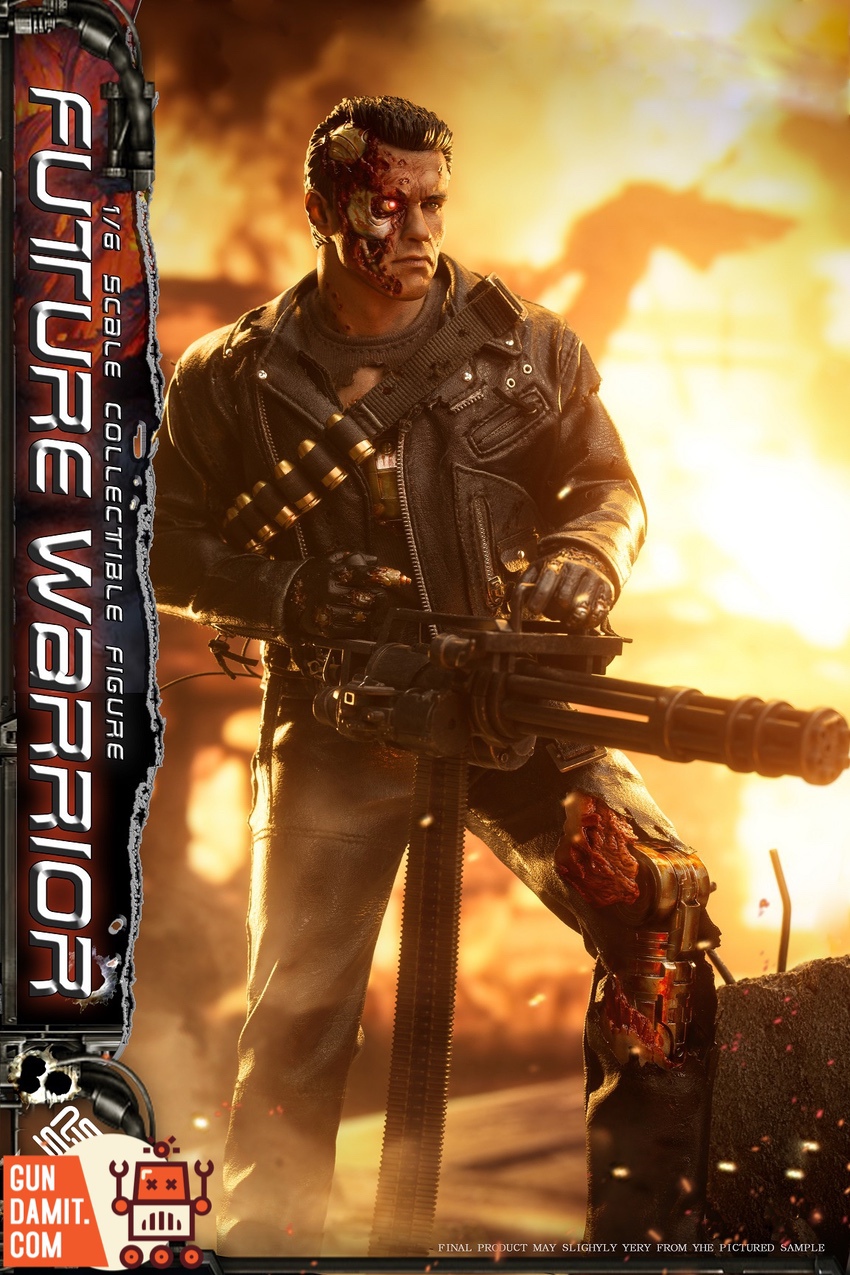 Present Toys Future Warrior accessories display Present Toys Future Warrior accessories display