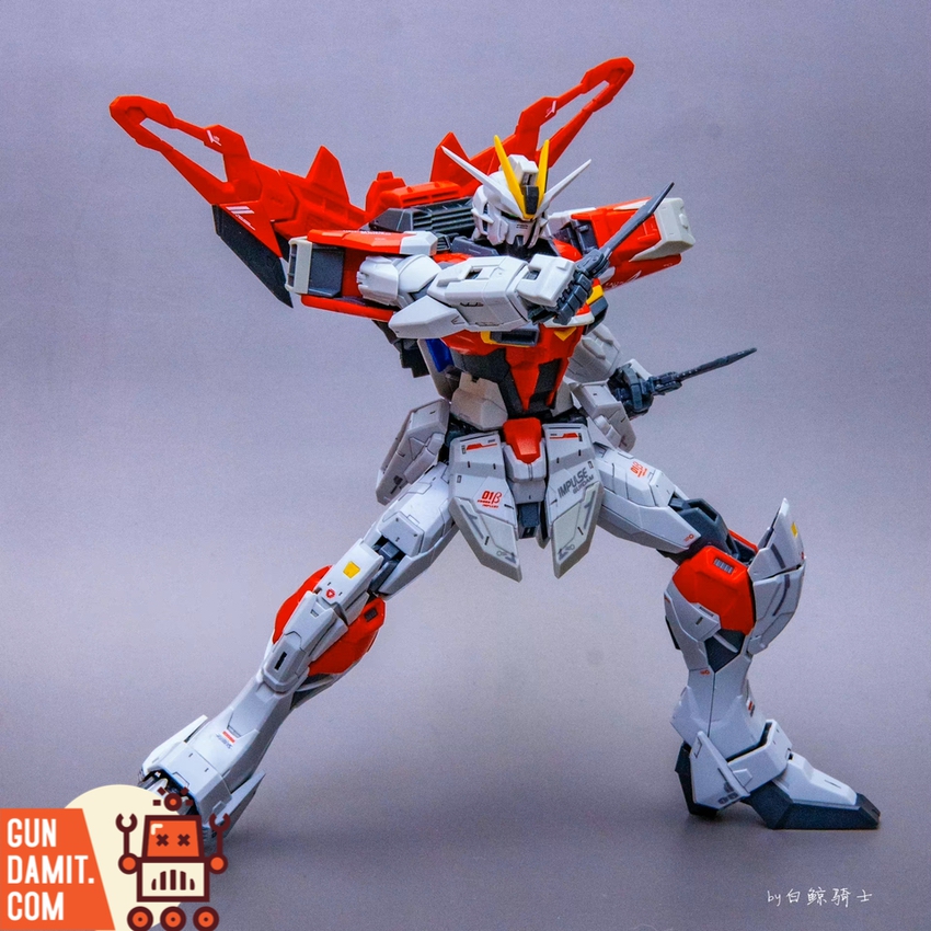 Daban 1/100 Impulse Gundam leg and foot articulation detail Daban 1/100 Impulse Gundam leg and foot articulation detail