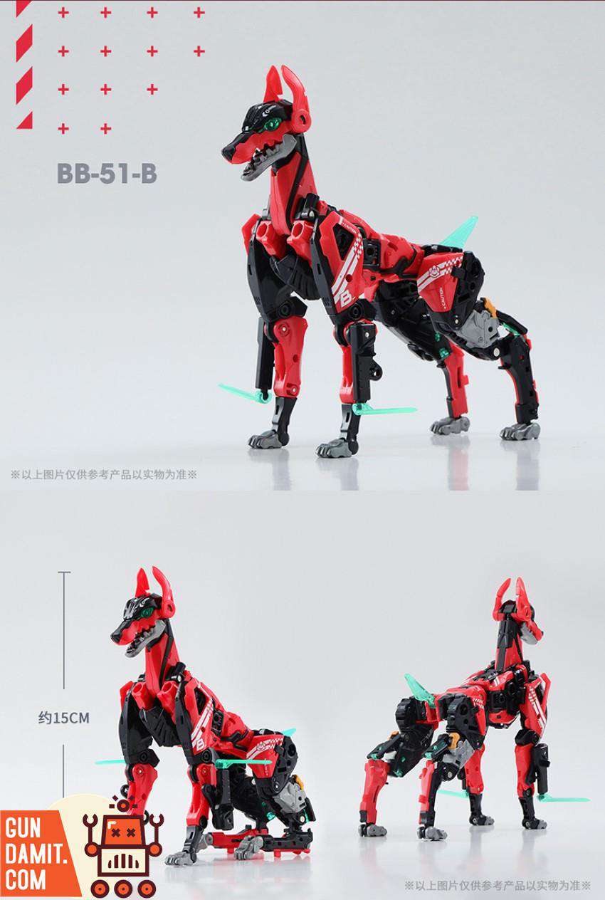 52Toys BB-51B Boney transformation sequence 52Toys BB-51B Boney transformation sequence