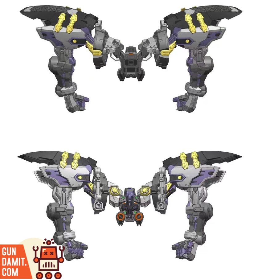 Astray Black Frame enhanced weapons purple and gold detail Astray Black Frame enhanced weapons purple and gold detail