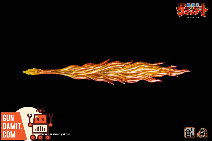 Tron Model Aquabeat flame sword effect part from Madou King Granzort Tron Model Aquabeat flame sword effect part from Madou King Granzort