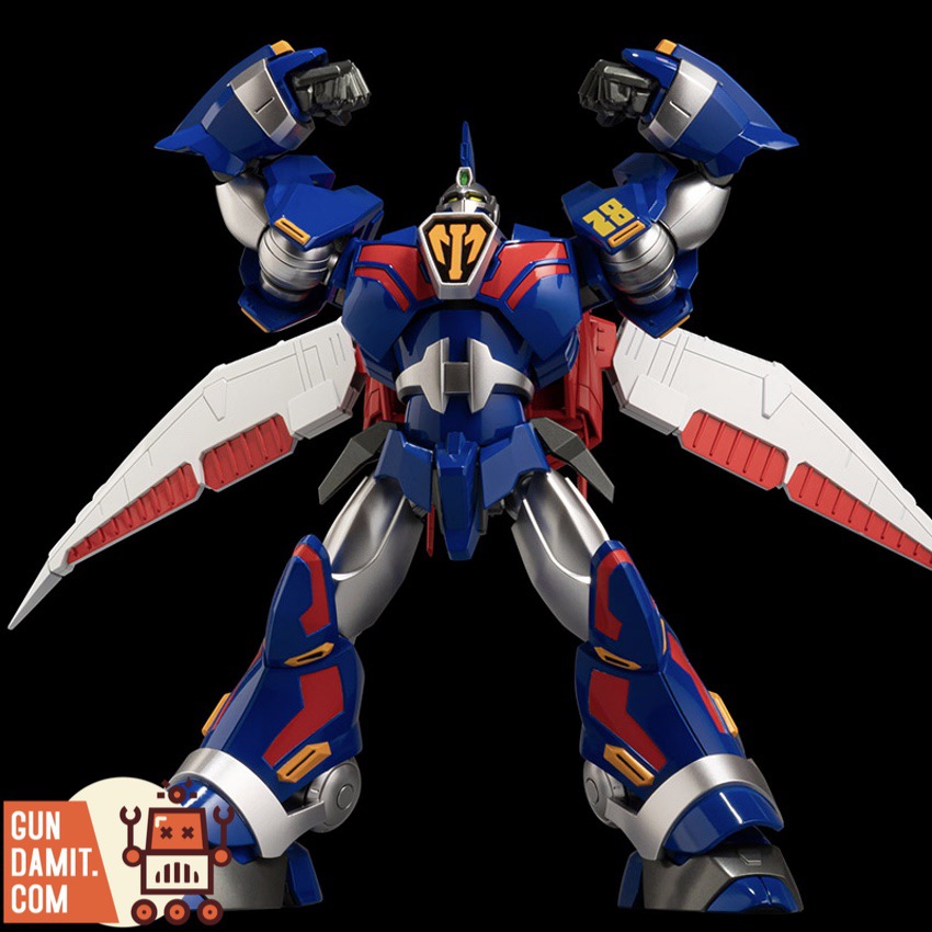 Sentinel Riobot Phoenix 17 blue robot figure with spread wings action pose Sentinel Riobot Phoenix 17 blue robot figure with spread wings action pose