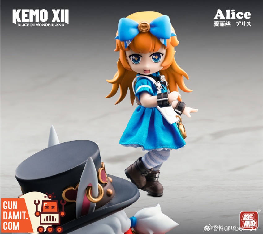 Kemo XII Alice close-up showing blonde hair and blue ribbon detail Kemo XII Alice close-up showing blonde hair and blue ribbon detail
