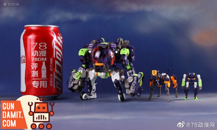 Earnestcore Craft RB-17S Sea Wolf size comparison with soda can and smaller companion units Earnestcore Craft RB-17S Sea Wolf size comparison with soda can and smaller companion units