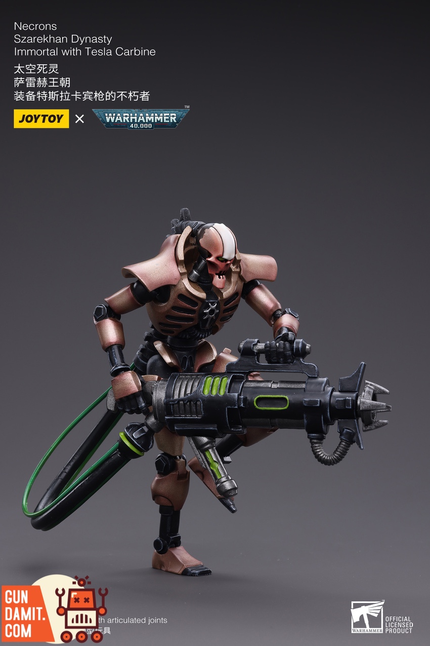JoyToy WH40K Necrons Immortal Tesla Carbine rear view detail JoyToy WH40K Necrons Immortal Tesla Carbine rear view detail