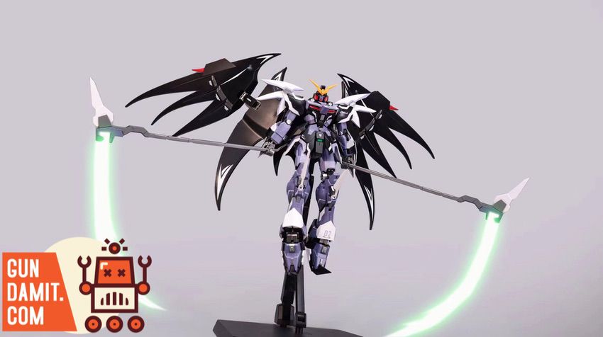4th Party XXXG-01D2 Deathscythe Hell front view with active cloak wings 4th Party XXXG-01D2 Deathscythe Hell front view with active cloak wings