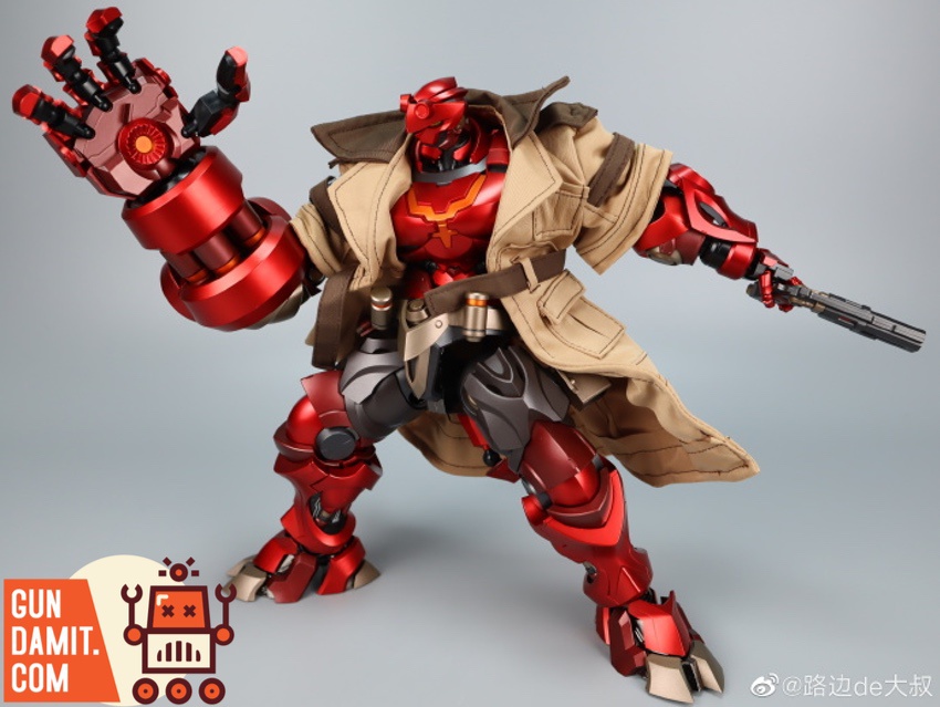 CangDao Lord Purgatory Hellboy 1/6 action pose open palm revolver accessories CangDao Lord Purgatory Hellboy 1/6 action pose open palm revolver accessories