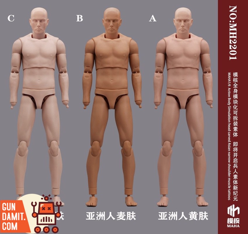 MAHA Studio MH2201B wheat skin body close-up showing tanned skin tone and muscle sculpt MAHA Studio MH2201B wheat skin body close-up showing tanned skin tone and muscle sculpt