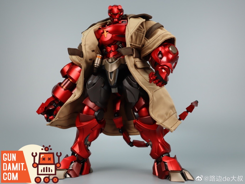 CangDao Lord Purgatory Hellboy 1/6 front view fabric trench coat Right Hand of Doom CangDao Lord Purgatory Hellboy 1/6 front view fabric trench coat Right Hand of Doom