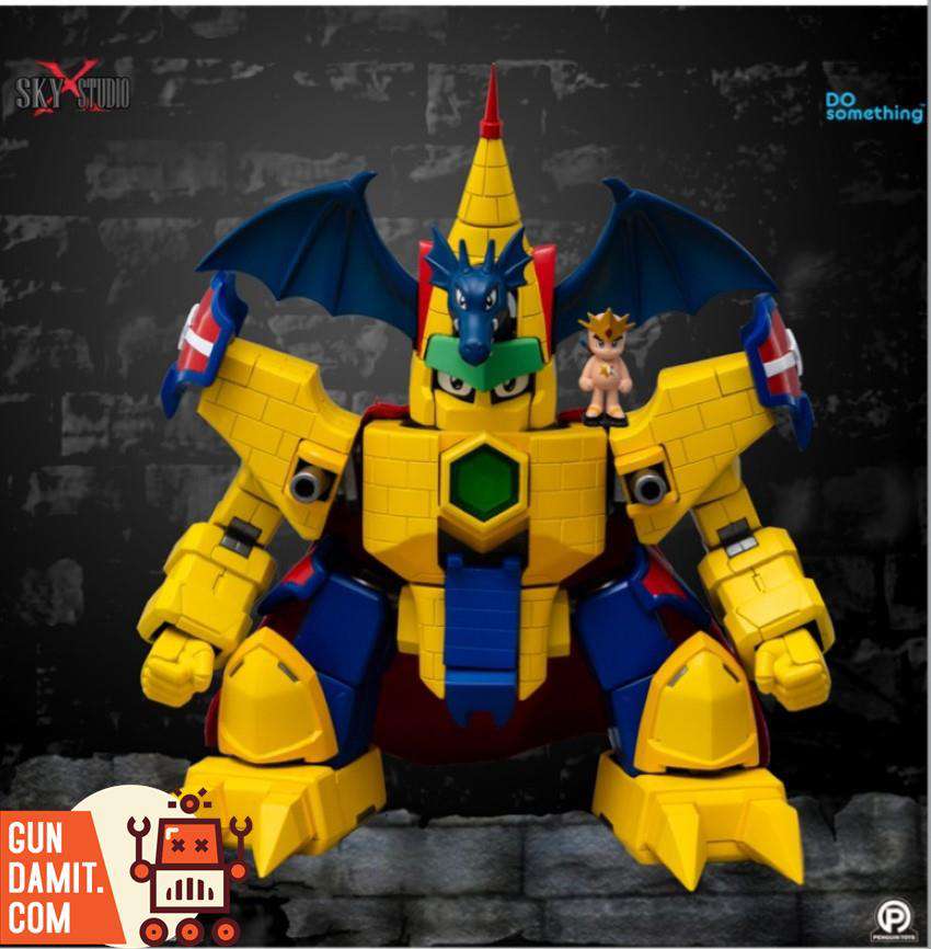 Dragon Castle figure dynamic pose with sword and star shield accessories Dragon Castle figure dynamic pose with sword and star shield accessories
