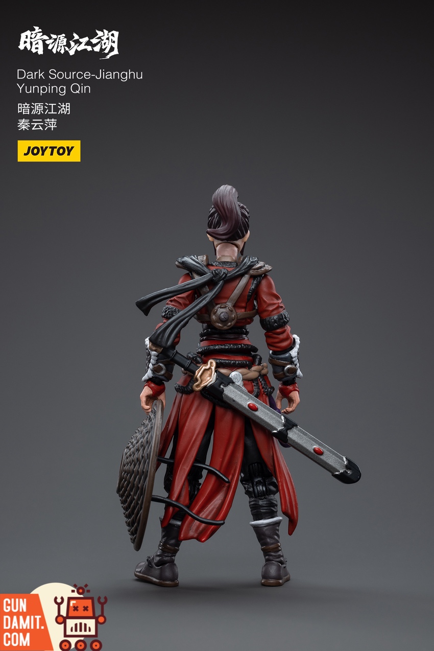 JoyToy Yunping Qin side view showing armor and fabric detail JoyToy Yunping Qin side view showing armor and fabric detail