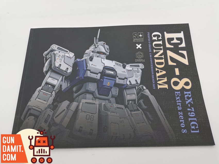 SH Studio X GMD 1/60 PG EZ-8 Gundam resin kit side profile SH Studio X GMD 1/60 PG EZ-8 Gundam resin kit side profile