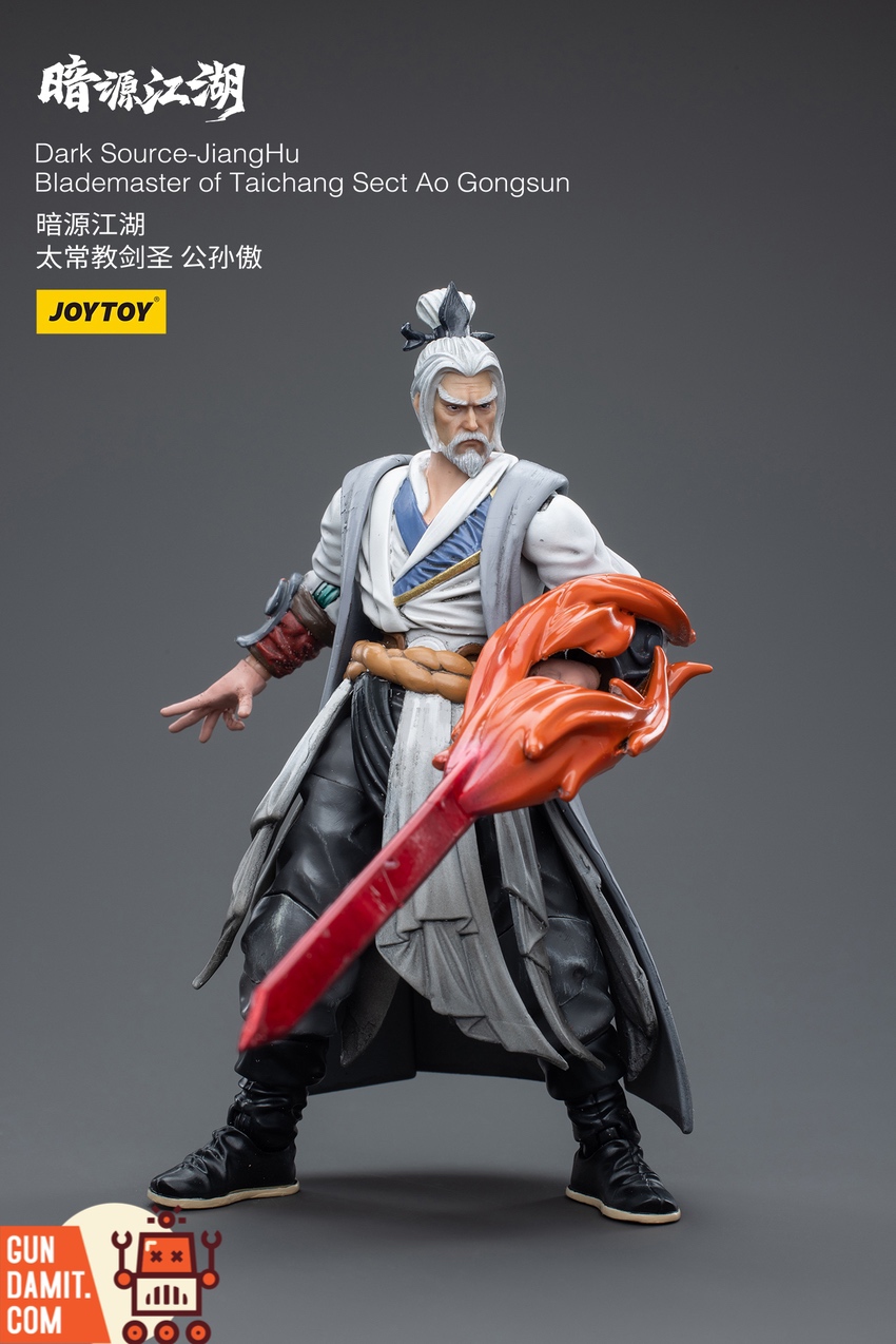 JoyToy 1/18 Ao Gongsun full accessory display with flame blade effects and hands JoyToy 1/18 Ao Gongsun full accessory display with flame blade effects and hands