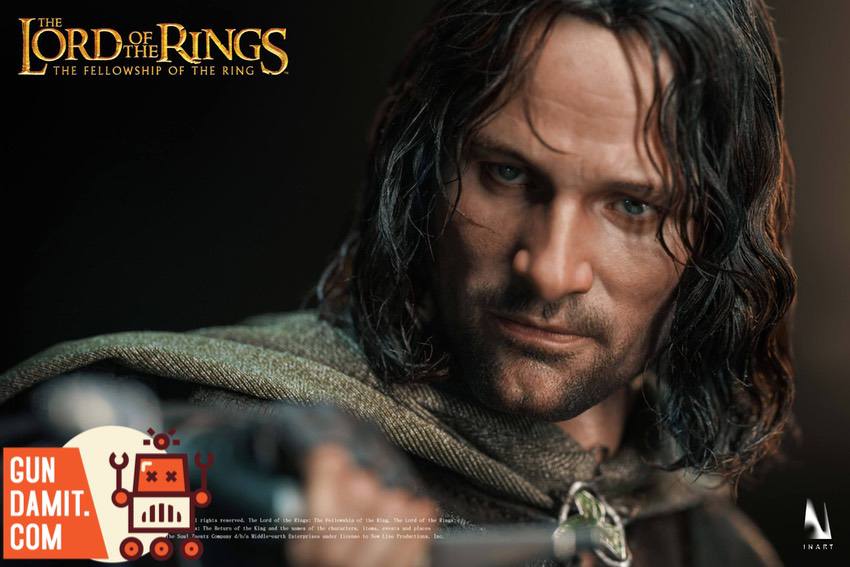 INART 1/6 Aragorn deluxe version action pose with sword drawn INART 1/6 Aragorn deluxe version action pose with sword drawn