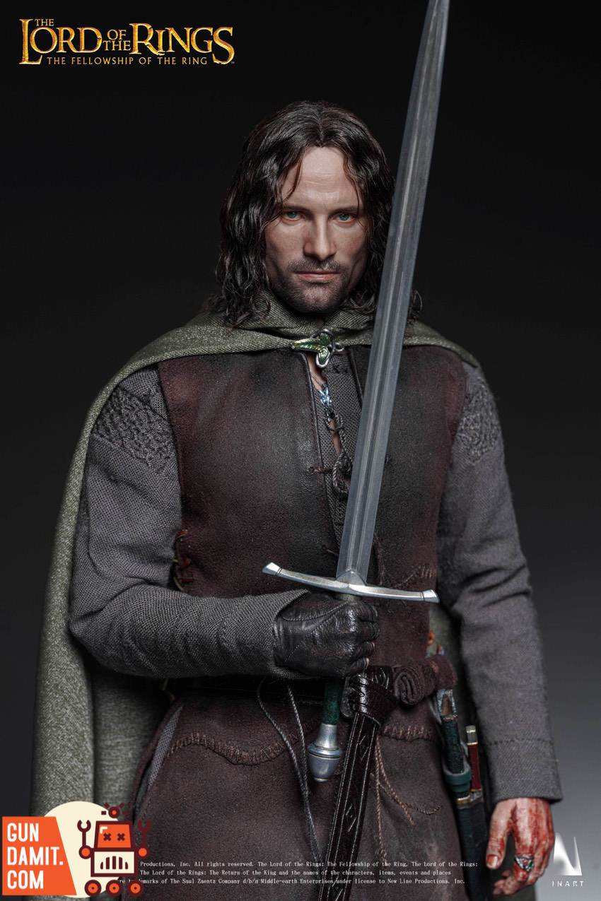 INART Aragorn deluxe version extra accessories and coronation parts spread INART Aragorn deluxe version extra accessories and coronation parts spread