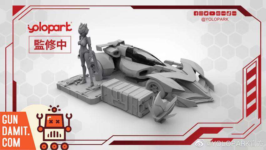 YoloPark OTF Racer Juliet full assembled display YoloPark OTF Racer Juliet full assembled display