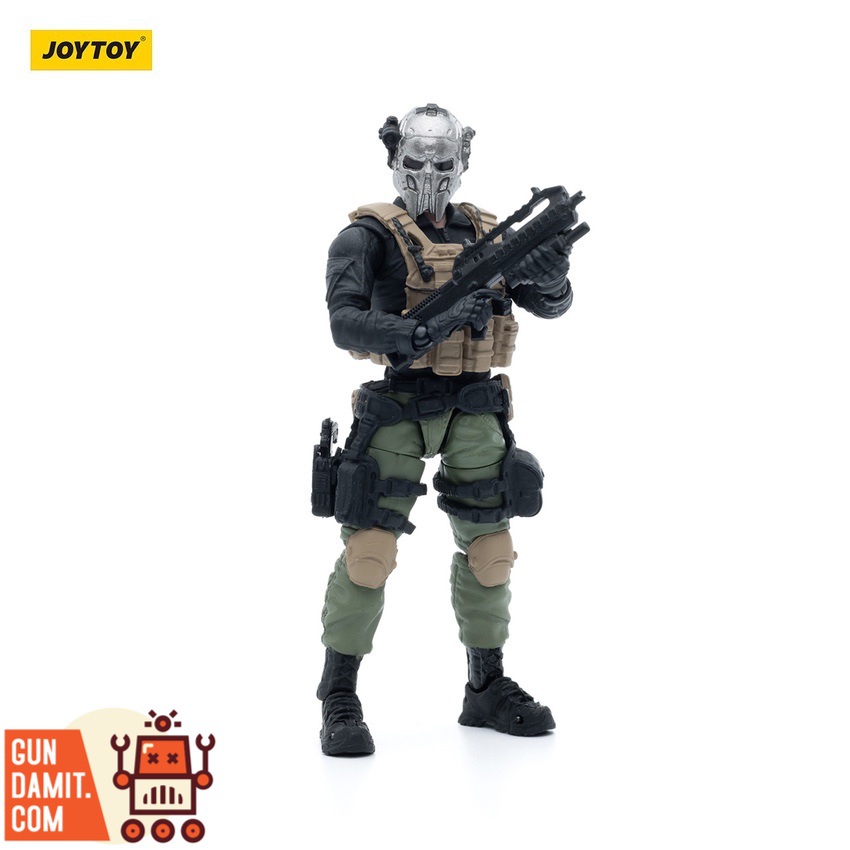 JoyToy 1/18 Army Builder Promotion Pack Figure 06 front view in military uniform JoyToy 1/18 Army Builder Promotion Pack Figure 06 front view in military uniform
