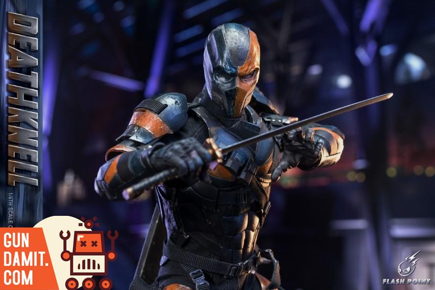 Flash Point Studio 1/6 FP-22169A DeathBell masked version with orange-black helmet wielding sword Flash Point Studio 1/6 FP-22169A DeathBell masked version with orange-black helmet wielding sword