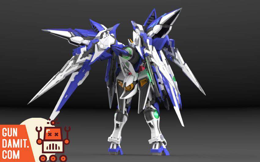 Rabbit Model Gundam Amazing Exia weapon and accessory parts layout Rabbit Model Gundam Amazing Exia weapon and accessory parts layout