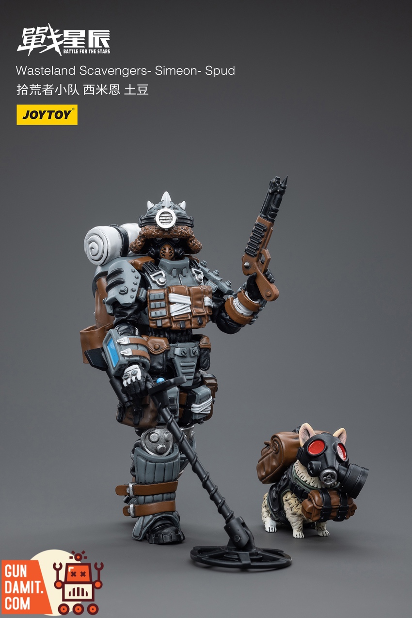 JoyToy Wasteland Scavengers Simeon and Spud set with full weapon accessories JoyToy Wasteland Scavengers Simeon and Spud set with full weapon accessories