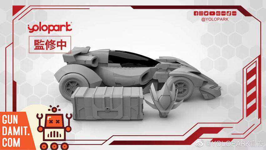 YoloPark OTF Series No.2 Racer Juliet model kit with futuristic vehicle and equipment crate YoloPark OTF Series No.2 Racer Juliet model kit with futuristic vehicle and equipment crate