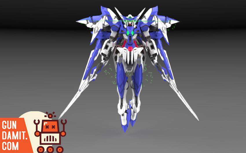 Rabbit Model WR01 Amazing Exia rear view with GN drive backpack Rabbit Model WR01 Amazing Exia rear view with GN drive backpack