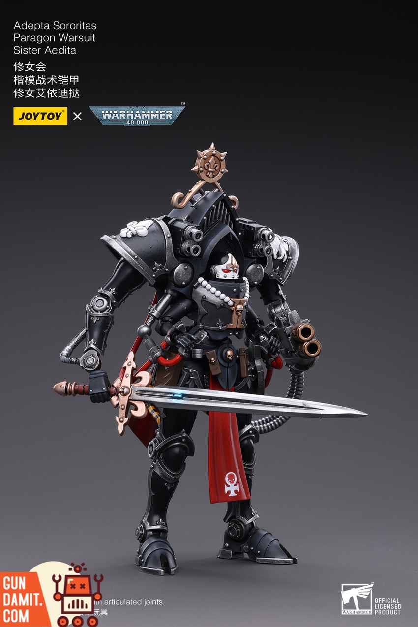 JoyToy Paragon Warsuit Sister Aedita side detail JoyToy Paragon Warsuit Sister Aedita side detail