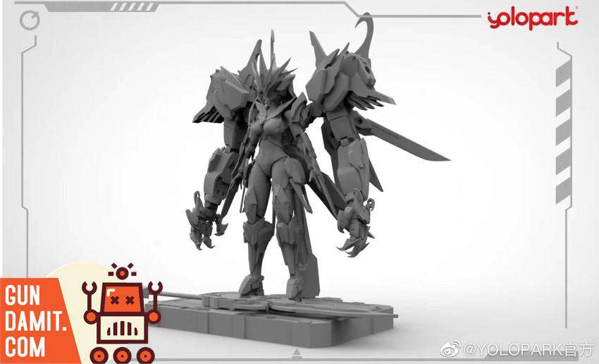 YoloPark OTF Leader Huang model kit upper body detail YoloPark OTF Leader Huang model kit upper body detail