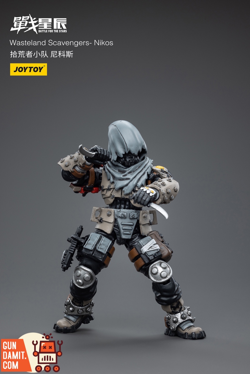 JoyToy 1/18 Battle for the Stars Nikos action pose swinging curved blade JoyToy 1/18 Battle for the Stars Nikos action pose swinging curved blade