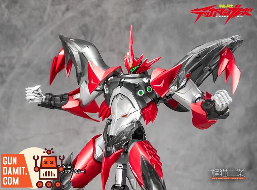 Orange Cat Industry Tekkaman Evil premium color dynamic pose with spread arms Orange Cat Industry Tekkaman Evil premium color dynamic pose with spread arms