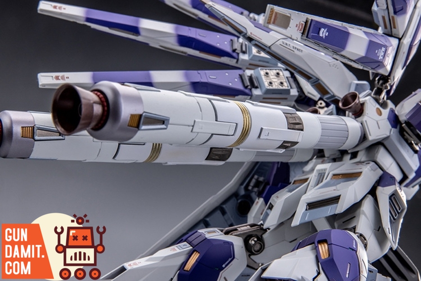Hi-Nu Gundam booster upgrade back view with propellant tanks Hi-Nu Gundam booster upgrade back view with propellant tanks