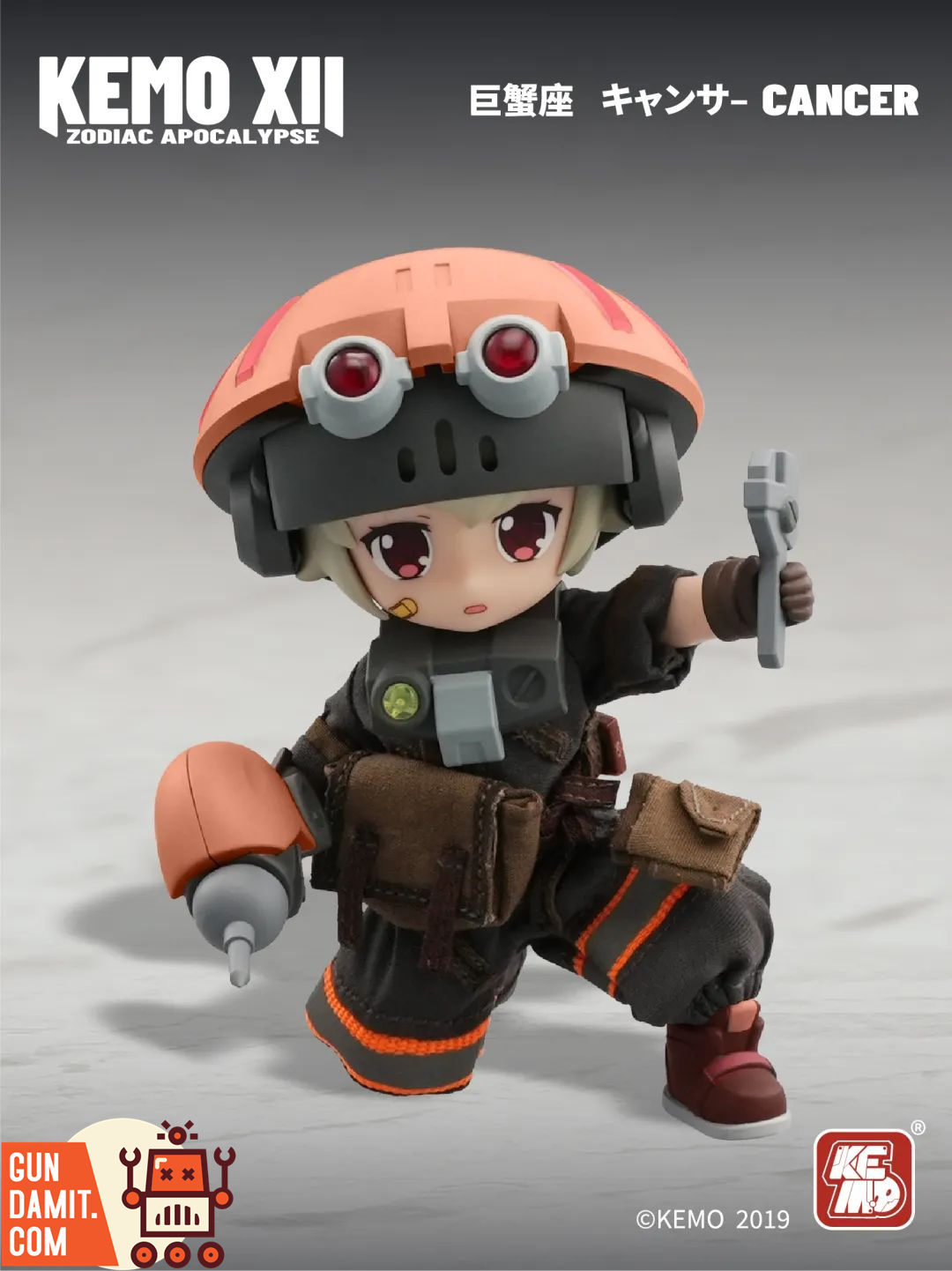 Kemo Zodiac Apocalypse Cancer dressed figure Kemo Zodiac Apocalypse Cancer dressed figure