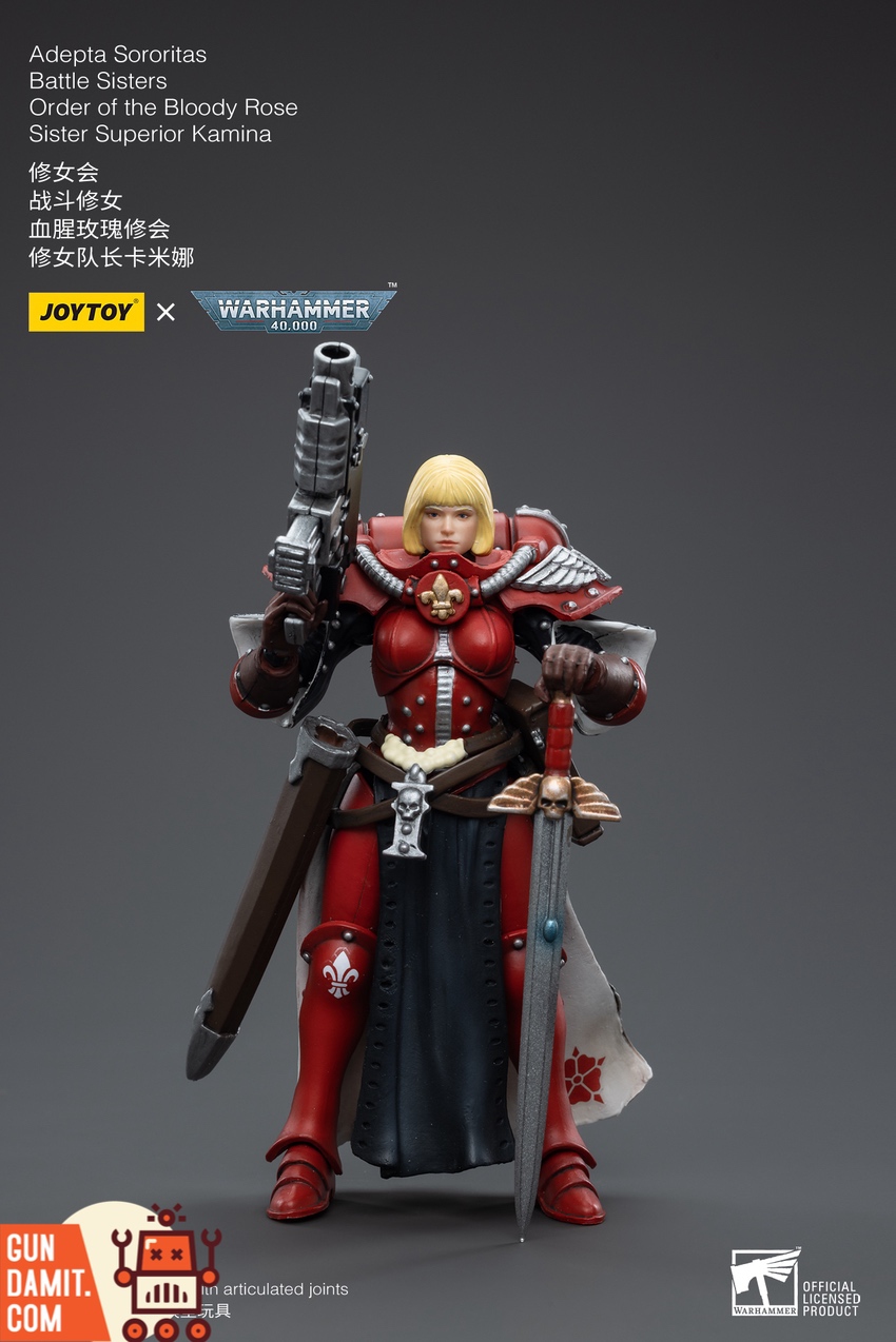 JoyToy JT4515 Sister Superior Kamina with bolt pistol and power sword JoyToy JT4515 Sister Superior Kamina with bolt pistol and power sword