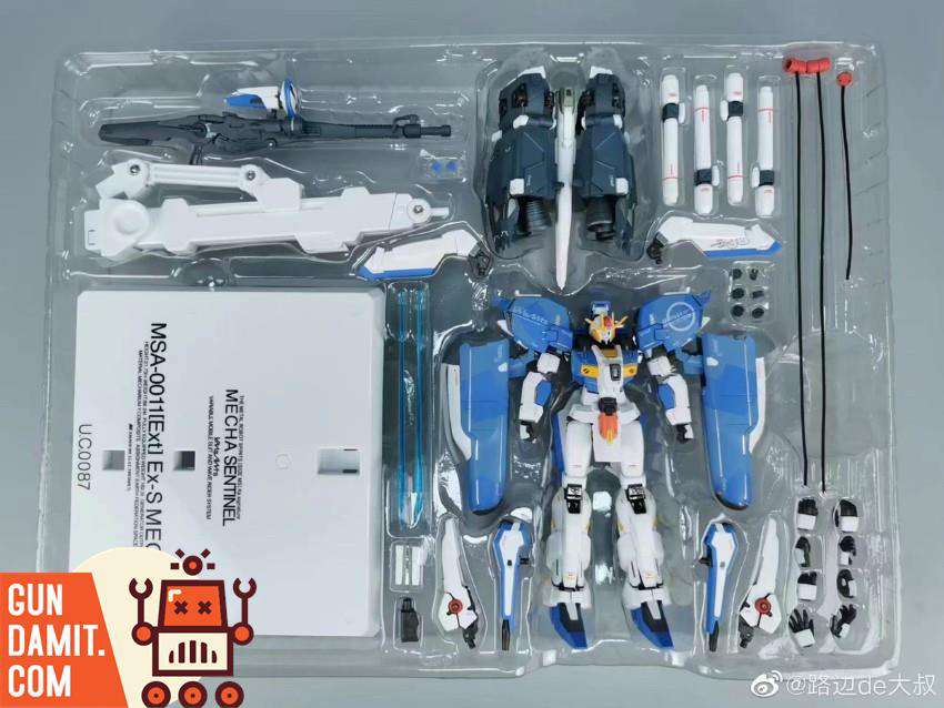 Storm Model 1/144 Ex-S Gundam Blue Version unboxed with all parts and accessories Storm Model 1/144 Ex-S Gundam Blue Version unboxed with all parts and accessories