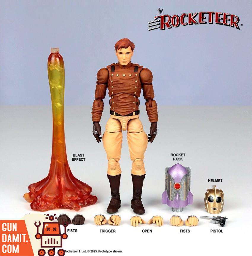 The Rocketeer Cliff Secord figure detail The Rocketeer Cliff Secord figure detail